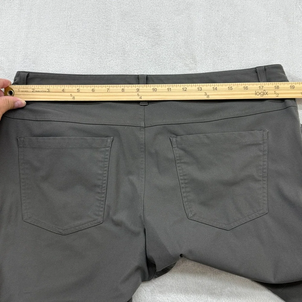 Lululemon ABC Slim Pant Mens 36x32 Grey Warpstreme Chino Performance Stretch